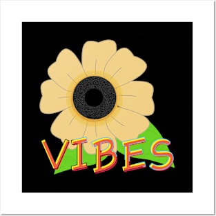 Vibes in Sun Flower Posters and Art